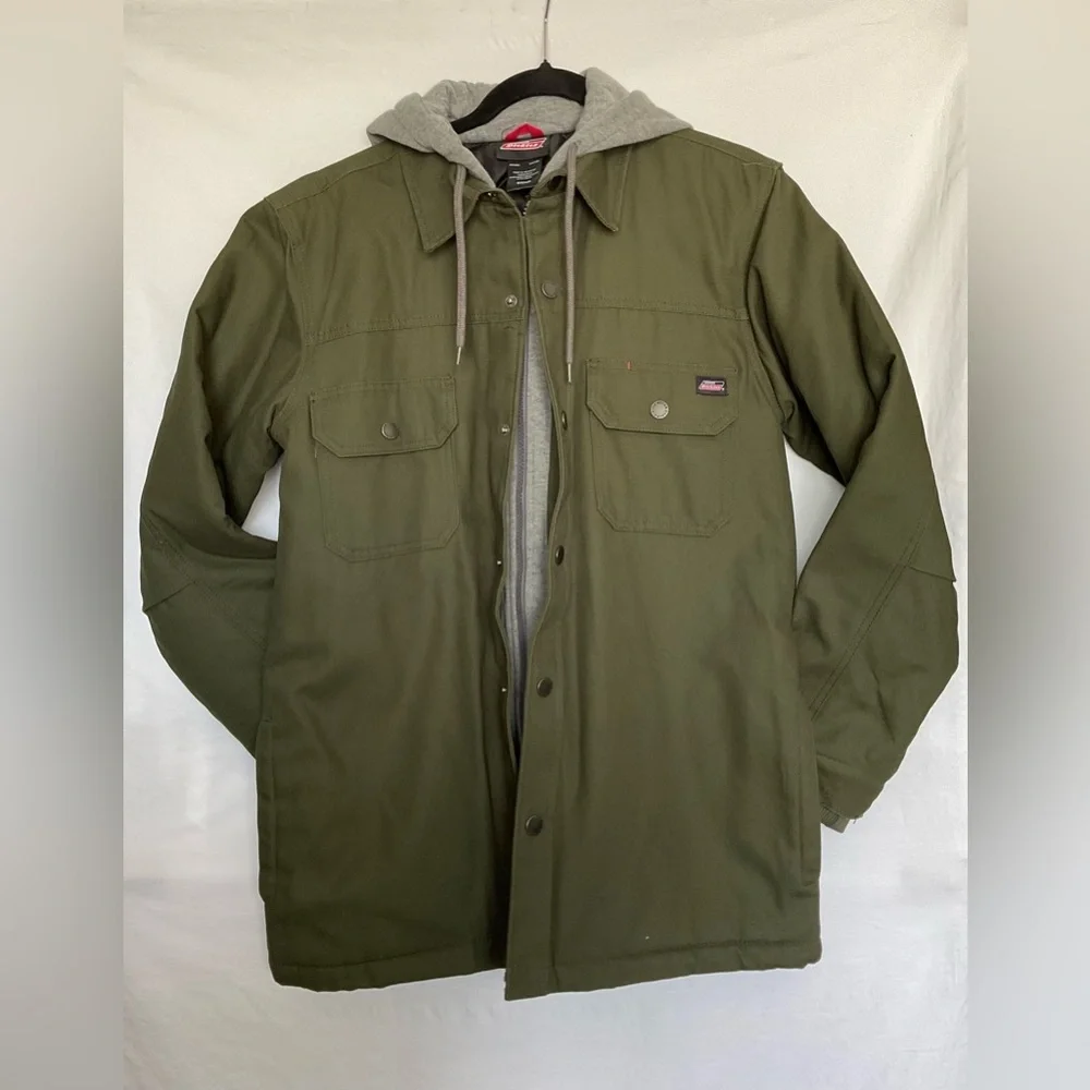 Dickies Green Bomber Jacket with Utility Style